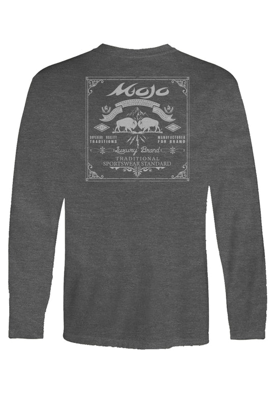 Buffalo Stamp Long Sleeve T-Shirt - Mojo Sportswear Company