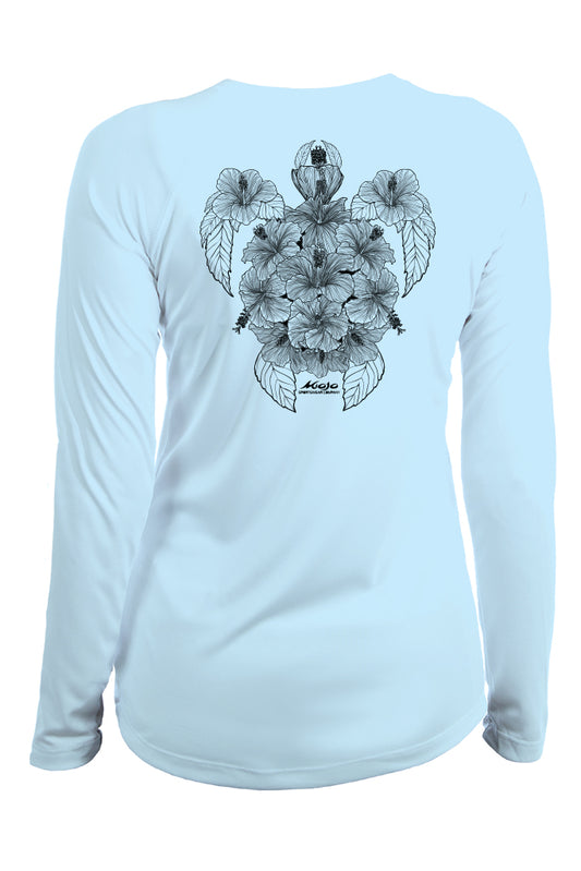 Hibiscus Turtle Chica Costera - Mojo Sportswear Company