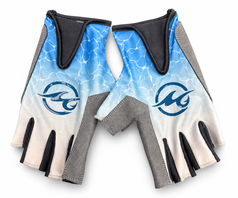 Emerald Coast Fingerless Non-Slip Fishing Gloves