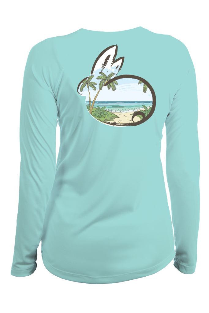 Island Bunny Paradise Found Camisa de Playa - Mojo Sportswear Company