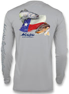 Performance Fish Texas Flag Redfish/Trout - Mojo Sportswear Company