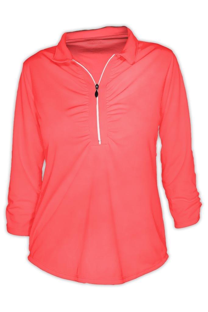 Ladies Shell Caye 1/4 Zip Pullover - Mojo Sportswear Company